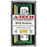 A-tech 8gb Ram Substituição Para Kingston Kvr16ls11/8 | Ddr3/ddr3l 1600mhz Pc3l-12800 2rx8 1,35v Sodimm Módulo De Memória De 204 Pinos