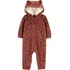 A391 Macacao Carters Original Fleece Menina Tam 0-3 Meses
