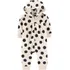 A392 Macacao Carters Fleece Menina Tamanho 0-3 Meses