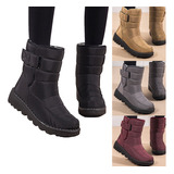 Aa $ Botas De Neve Impermeáveis Femininas - Três Cores Sa