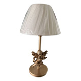 Abajur Anjo Provencal Dourado