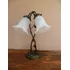Abajur Com 2 Tulipa Murano Estilo Tiffany  Cod Ot851