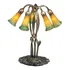 Abajur Com 5 Lirio Murano Importado  Estilo Tiffany   5bb