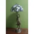 Abajur Dama Petit Bronze Com Cupula Tiffany  Libelula,dat