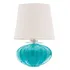 Abajur De Decoração Quarto Sala Em Murano Petit Tavares Cor Tiffany