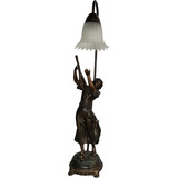 Abajur Escultura Mulher Antigo