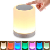 Abajur Led Touch Luminária Rgb Caixa De Som Bluetooth Mp3