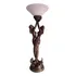 Abajur Mulher Sereias De Petit  Bronze Com Murano  -cod 513