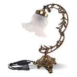 Abajur Tiffany Antigo Dourado