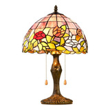 Abajur Tiffany Vitral Lilas