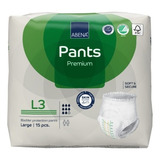 Abena Pants Premium Fraldas Para Adultos Descartáveis L3 X 15 Unid