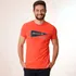 Abercrombie Camiseta Laranja Elegante