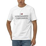 Abipuir Camisetas Engraçadas Para Mulheres Eu Amo Chihuahua De Pelo Longo Camiseta Masculina Camisetas Gráficas (cor: Cor, Tamanho: Médio)