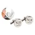 Abotoadura Masculina Luxo Personalizada Com Inicial Do Nome