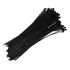 Abraçadeira De Nylon 4 8x300mm Com 100 Unidades Flex Lotus Cor Preto