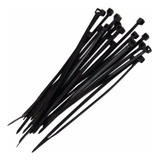 Abraçadeira Em Nylon Preta 400x4 2 Proteção Uv 100 Unidades Cor Preto