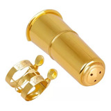 Abraçadeira Gold Com Cobre Boquilha De Metal Para Sax Alto