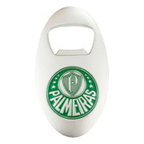 Abridor De Garrafas Prateado Com Ímã 7.5cm - Times Cor Palmeiras