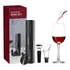 Abridor De Vinho Garrafa Automático Saca Rolhas Elétrico Cor Preto