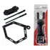 Absolute Cadeado Trava Tranca Dobrável K9 Bike Moto 75cm Cor Preto