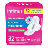 Absorvente Intimus Tripla Proteção Seca C abas 32 Unidades