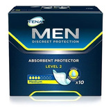 Absorvente Masculino Tena Men Level 2   10 Un Incontinência