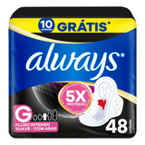 Absorvente Noturno Always Suave