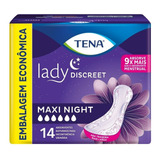 Absorvente Tena Lady Discreet Maxi Night Com 56 Absorventes