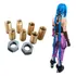 Acessórios De Cabelo Jinx Arcane  League Of Legends Cosplay