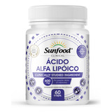 Ácido Alfa Lipoíco 600mg 60 Cápsulas Sunfood