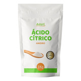 Ácido Cítrico Anidro Adali 1kg Grau Alimentício