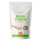 Ácido Cítrico Anidro Adali 2kg Grau Alimentício 100 Puro