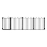 Açomix Cercado Para Cachorro | Cercadinho Para Pets | Divisória Para Cães | Cachorro Cercado | Cercadinho Para Crianças | Cercadinho Para Bebês | Cercado Para Nenê | Cercado Para Proteção Negro 82 Cm