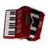 Acordeon Gaita Sanfona Michael 8 Baixos Acm0822 Vermelha 