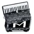 Acordeon Michael 80 Baixos Acm8007 Pbk Preto Perolado