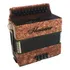 Acordeon Minuano 8 Baixos 21 Botões Marrom Revestido
