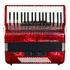Acordeon Todeschini 80 Baixos   Vermelho