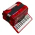 Acordeon Yw827 Todeschini Vermelho 120 Baixos 41 Teclas