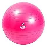 Acte  Bola Suiça Pilates E Yoga Gym Ball  Rosa