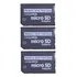 Adaptador 3x Memory Stick Pro Duo Microsd Tf Para Ms Sd Sdh-