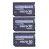 Adaptador 3x Memory Stick Pro Duo Microsd Tf Para Ms Sd Sdh-