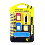 Adaptador 3x1 Nano Chip  Mini  Micro Sim Card Com Chave