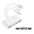 Adaptador 5 Em 1 Para iPhone Android Pc Usb 3 0 Cartao Sd Tf