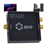 Adaptador Audio Conversor Otico