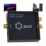 Adaptador Audio Conversor Otico