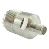 Adaptador Antena Rádio Baofeng Uhf Fêmea X Sma Fêmea So239