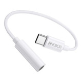 Adaptador Áudio Para Tipo C Hrebos Hs 33 Branco