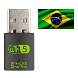 Adaptador Bluetooth 4.2 + Wifi B/g/n/ac 2.4ghz Pc Notebooks