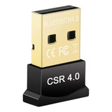 Adaptador Bluetooth Usb 4.0 Csr Computador Pc Videoo Game 