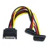 Adaptador Cabo Força Y 2x Sata Fêmea /1x Sata Macho 30cm 003